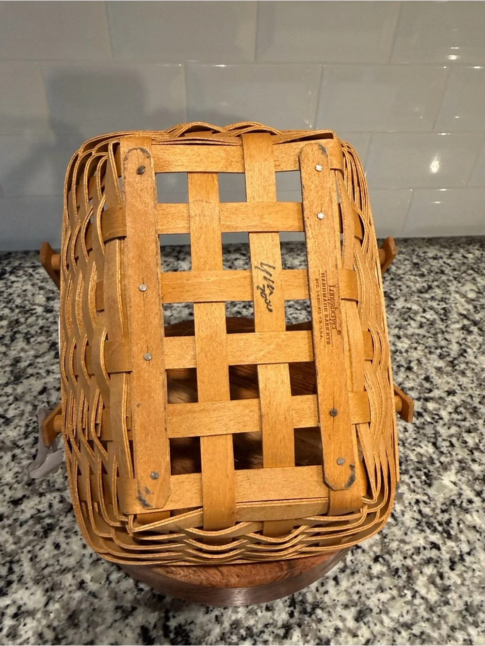 Longaberger Woven Memories Basket with Dual Handles